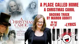 A Place Called Home (A Christmas Carol) - Backing Track & Lyrics 🎹 *C*