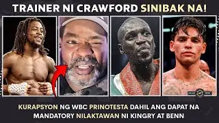 Trainer ni Crawford SINIBAK na! WBC PRINOTESTA ng French Boxing Federation dahil sa Kurapsyon