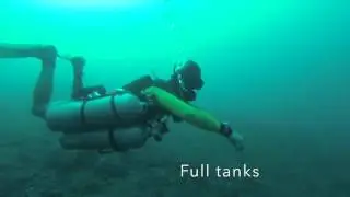 TEC Sidemount - Full/empty tanks