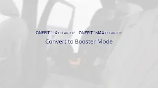 Chicco  OneFit LX & OneFit Max All-in-One Car Seat  - Securing Child: Booster