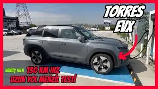 SSANGYONG KGM TORRES EVX 130KM SABİT HIZ UZUN YOL MENZİL TESTİ. YÜKSEK HIZDA KAÇ KM MENZİL KALDI?