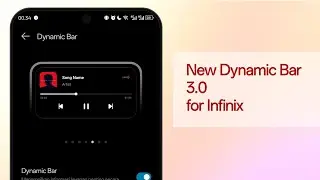 New Dynamic Bar 3.0 for Infinix with Music Player | Apk Dynamic bar Infinix terbaru