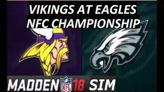 Madden 18 &mdash; Плей-офф &mdash; Minnesota Vikings против Philadelphia Eagles 2018