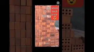 Swewer brick in Delhi price & quality 2023 | electric brick India #shorts #sewerbrick