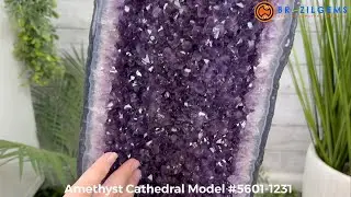 Model # 5601-1231 Amethyst Cathedral by BrazilGems.com 🏷 FOR SALE 🛍🛒Shop Now