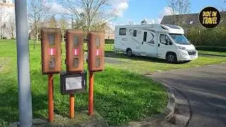 Waregem, Belgia obszar dla samochod&oacute;w kempingowych #camperlife #vanlife #campervan 4k