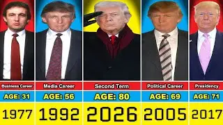 Donald Trump Transformation From 4 to 80 Year Old