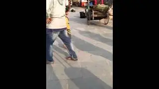 Girl child begging Kamakhya railway station