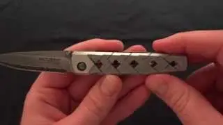 Mcusta Yoroi San Mai MC-0037C Folding Knife and Cut Test Response