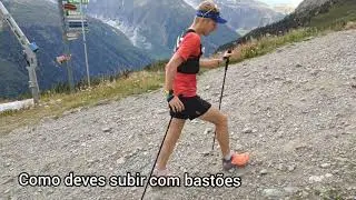 Como utilizar os bastões na corrida de Trail
