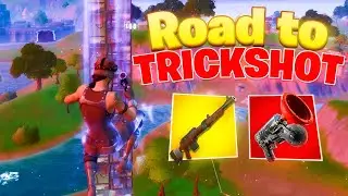How we HIT the MOST *INSANE* and *DISTANT* Fortnite Trickshots (Road To A Trickshot #4)