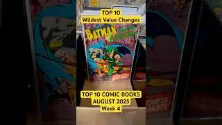 TOP 10 COMIC BOOKS - August 2025 - week 4 - Keys & 1st Appearances