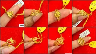 New Gold Ring Designs For Women's With Price || Daily Use Ring Design In Gold