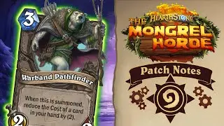 Mongrel Horde Patch Notes... AGAIN?! (and some stuff about my next expansion)