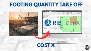 How to Do Footing Concrete Takeoff in CostX (Step by Step)