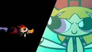 KOF MUGEN MVC Blossom JP bubbles Buttercup vs Kamen rider ichigo Kamen rider stronger Kamen rider V3