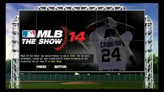 MLB The Show 14 Title Screen (PS3, PS4, Vita)