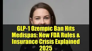 GLP-1 Ozempic Ban Hits Medispas: New FDA Rules & Insurance Crisis Explained 2025