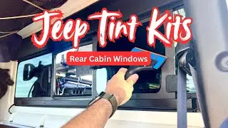 Jeep Tint Kits/ Rear Gladiator Window Installation