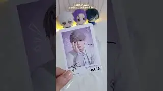 Love and Deepspace Xavier Birthday Polaroid Set #merch #loveanddeepspace #unboxing #lads #otome