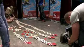 Stick Storm Wereldrecordpoging @Science Center Nemo