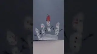 Get Inspired: Craft Your Own Snowman Fingerprint Card for the Holidays