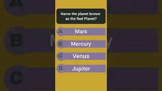 Science Quiz | Red Planet | Quiz 52