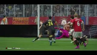 David Silva dribbling and goal against turkish player Fifa 16 Online