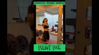samantha hard body workout | #shorts #FilmyFox
