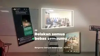 BERGEMA SAMPAI SELAMANYA &bull; By Nadhif | PRESET ALIGHT MOTION TRACKING 3D LIRIK SPOTIFY 🌱🤤