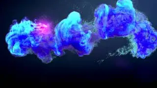synergy media particle logo reveal
