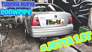 Down pipe y escape nuevo al Jetta 1.8T