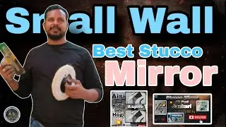 Big Wall Best Stucco Mirror Pattern 💥💥📸😍🧱🤯(Stype by Stype) |As Wall Texture #viral #trending