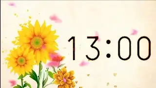 13 Minute Countdown Timer ⏱️ | Relax • Study • Focus • Meditation | End Alarm 
