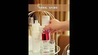 O-Kay Luxury Desktop Cosmetic Storage Rack Creative Wrought Iron Portable Birdcage Rack
