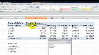 Sorting Pivot Table Field Values in Excel
