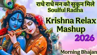 राधे राधे मन को सुकून मिले 💙 Soulful Radha Krishna Relax Mashup Radhe Shyam Mashup 2026 🔥#radheradhe