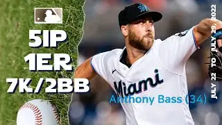 Anthony Bass | July 22 ~ 29, 2022 (5G) | MLB highlights