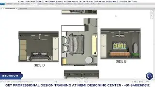 Bedroom Design | Revit Architecture Students Work