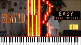Shayad - Piano Tutorial (EASY) | Love Aaj Kal | Arijit Singh