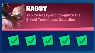 Fortnite Complete 'Ragsy' Challenges   How to Complete the Shield Techniques Questline