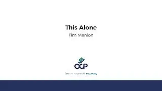 This Alone (Manion)