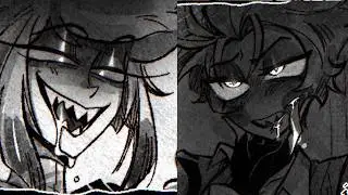 WHAT ARE YOU DOING WITH LUCIFER?! -  Hazbin Hotel comic dub