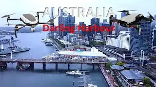 Darling Harbour Sydney by Drone 🌇🇦🇺 | Stunning Aerial Views in 4K!