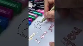 Heartfelt Tribute to Mommy with #markers #outlinemarkers