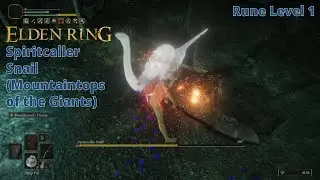 Elden Ring - RL1 | Spiritcaller Snail [Mountaintops of the Giants] (Hitless)