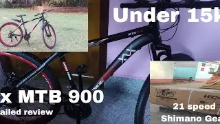How to ride a gear cycle?🤔 Detailed Review of Hrx 21 speed MTB 900🚲 #vlog3