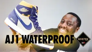 Обзор кроссовок Air Jordan 1 Gore-Tex Purple Honeycomb On Foot QuickSchopes 621 Schopes DB2889 501