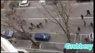 Hooligans fights: Pescara Vs Lazio / scontri / clashes in the street 05.02.2017 ( Italia )