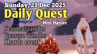 Sky Daily Quest today - Valley of Triumph 21 Dec 2025 | Sky Children of the Light | Sandwichies Ch